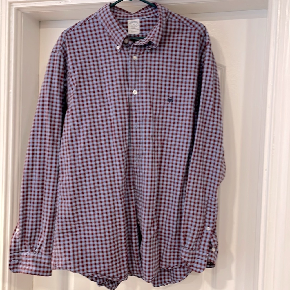 Brooks Brothers Plaid Button-Down